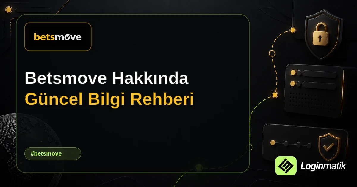 Betsmove Hakkında Güncel Bilgi Rehberi - Betsmove Loginmatik rehber görseli