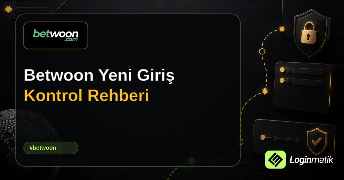 Betwoon Yeni Giriş Kontrol Rehberi - Betwoon Loginmatik rehber görseli