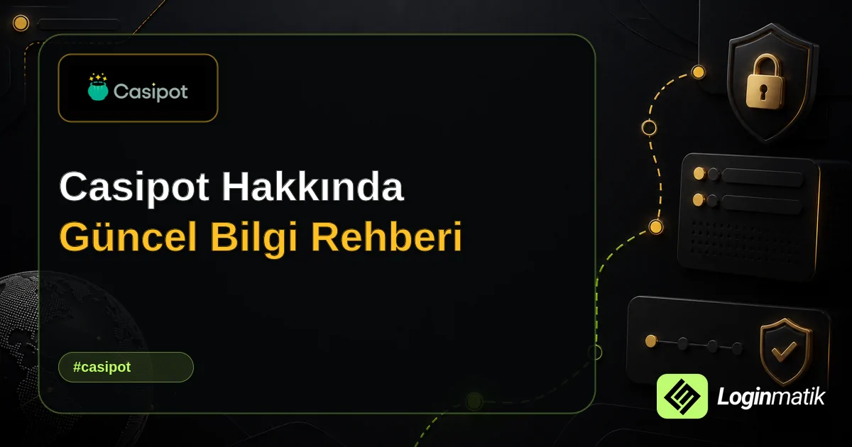 Casipot Hakkında Güncel Bilgi Rehberi - Casipot Loginmatik rehber görseli
