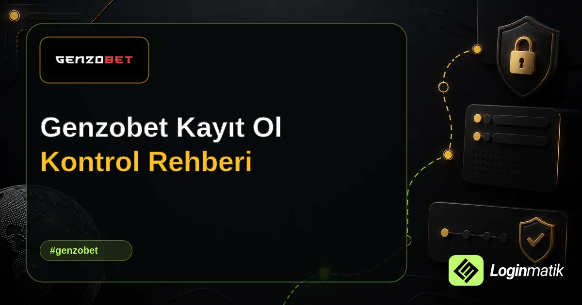 Genzobet Kayıt Ol Kontrol Rehberi - Genzobet Loginmatik rehber görseli