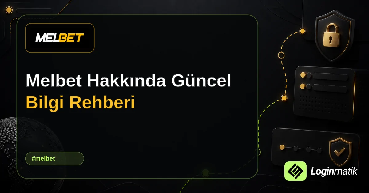 Melbet Hakkında Güncel Bilgi Rehberi - Melbet Loginmatik rehber görseli