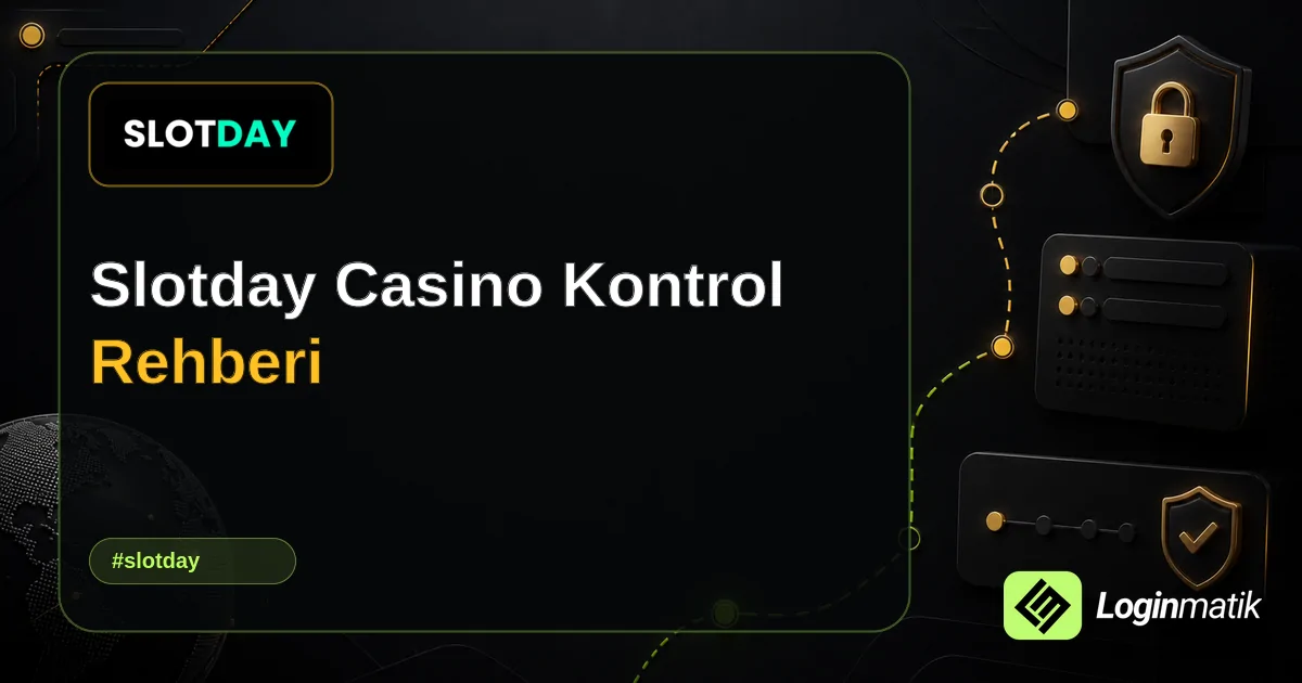 Slotday Casino Kontrol Rehberi - Slotday Loginmatik rehber görseli